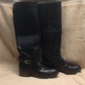 Black Knee High Boots